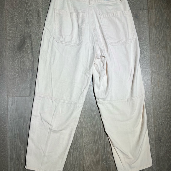 TWIK women's off-white jeans size 6/LARGE - Picture 2 of 5